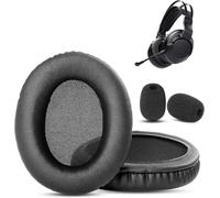 KAL-Prime Coussinets De Remplacement Compatible Avec Roccat Elo 7.1 Air/Elo 7.1 Usb/Elo X Stereo Headphones Coussinets D'Oreille (Cuir Protéiné/Mousse À Mémoire De Forme)
