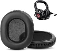 KAL-Prime Coussinets De Remplacement Compatible Avec Teufel Massive Teufel Cage Teufel Aureol Massive Headphone Coussinets D'Oreille (Cuir Protéiné/Mousse À Mémoire De Forme)