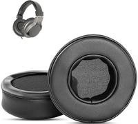 KAL-Prime Coussinets De Remplacement Compatible Avec Yamaha Hph-Mt7 Hph Mt7 Headphone Coussinets D'Oreille (Cuir Protéiné/Mousse À Mémoire De Forme)