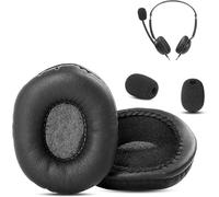 KAL-Prime Earpads De Remplacement Compatibles Avec Les Casques Pc5 Pc2 Pc7 Pc3 Pc8 Pc131 Mono Usb (Coussin En Cuir Synthétique/Mousse À Mémoire).