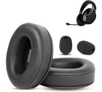 KAL-Prime Remplacement Des Coussinets Compatible Avec Hyperx Cloud Ii / 2 / Iii / 3 / I/Pro/Alpha/Alpha S/Flight/Stinger/Mix/Cloudx/Cloudx Chat Headphones Coussinets D'Oreille (Cuir Protéiné)