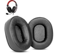 KAL-Prime Remplacement Des Coussinets Compatible Avec Redragon H510 Zeus Wired Gaming Headphone Coussinets D'Oreille (Cuir Protéiné/Mousse À Mémoire De Forme)