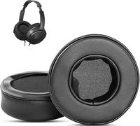 KAL-Prime Remplacement Des Coussinets Compatible Avec Sony Mdr-Ma300 Mdr-Ma500 Mdr-Ma900 Headphones Coussinets D'Oreille (Cuir Protéiné/Mousse À Mémoire De Forme)