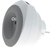 KAL-Prise BEWATT avec chargeur USB réversible (gris) - Watt and Co