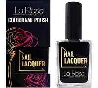 Kal-Productos Profesionales Vernis À Ongles Couleur Énergétique Avec Bonne Couvrance Formule Durable Bonne Consistance Application Facile Avec Pinceau Bien Forme 15 Ml Noir