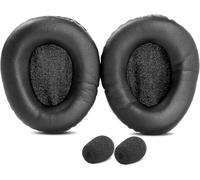 KAL-Professionnel Coussinets De Rechange Compatible Avec Sennheiser Sc 165 Usb Sc 160 Sc 135 Usb Sc 130 Headphones Coussinets D'Oreille En Cuir Protéiné Et Mousse À Mémoire De Forme