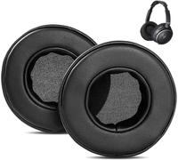 KAL-Professionnel Coussinets De Rechange Compatibles Avec Sony Mdr-Ma300 Mdr-Ma500 Mdr-Ma900 Headphones Coussinets D'Oreille En Cuir Protéiné Et Mousse À Mémoire De Forme