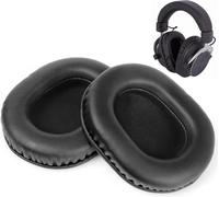 KAL-Professionnel Coussinets D'Oreille De Rechange Compatible Avec Creative Sound Blasterx H5 Blasterx H7 H5 H7 Headphones Coussinets D'Oreille En Cuir Protéiné Et Mousse À Mémoire De Forme