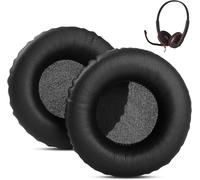 KAL-Professionnel Coussinets D'Oreille De Rechange Compatibles Avec Plantronics Blackwire C3220 C3210 C3215 C3225 Usb Headphones Coussinets D'Oreille En Cuir Protéiné