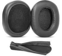 KAL-Professionnel Coussinets D'Oreille Et Arceau De Rechange Compatible Avec Skullcandy Crusher Wireless Crusher Evo/Crusher Anc/Hesh 3/Crusher 360 Headset Coussinets D'Oreille En Cuir Protéiné