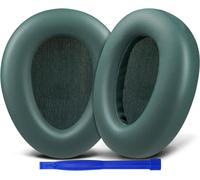KAL-Professionnels Coussin Coussinet Pour Jlab Jbuds Lux Anc Casque Sur Oreilles Sans Fil.Rembourrages Pour En Cuir De Protéine Doux, Mousse À Haute Densité Pour L`Isolement Phonique -Noir