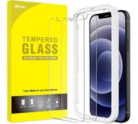 Kal-Protection D'écran Pour Iphone 12/12 Pro 6,1 Pouces, Film En Verre Trempé Avec Outil D'installation Facile, Compatible Coque, Transparent Hd, Lot De 2