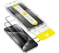 Kal-Protection D'écran Pour Iphone 15 Pro 6,1 Pouces, Installation Ultra Facile En 10 Secondes, Film En Verre Trempé Sans Bulles, Compatible Coque, Transparent Hd, Lot De 2