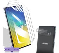 Kal-Protection Écran Non-Verre Trempépour Samsung Galaxy S10 4g Et Samsung Galaxy S10 4g Verre Trempé Caméra Arrière Protecteur 3+2 Pièces],Tpu Flexible Protection Écran Pour Galaxy S10 4g