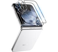 Kal-Protection Écran Pour Xiaomi Mix Flip 5g, 2 Pièces 9h Dureté Avant Protection Écran + 2 Pièces Caméra Arrière Verre Trempé Protecteur, Anti-Rayures, Hd