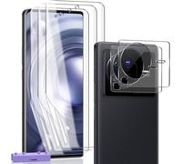 Kal-Protection Pour Vivo X80 Pro Protection Écran Film Tpu Flexible Pas En Verre Trempé 3 Pièces Et Verre Trempé D'objectif 2 Pièces. Hd Film