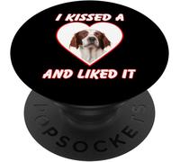 Kal-Red And White Irish Setter Popsockets Popgrip - Support Et Grip Pour Smartphone/Tablette Avec Un Top Interchangeable