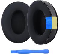 KAL-Remplacement Coussinets D'Oreille Pour Hyperx Cloud Stinger/Cloud Flight/Cloudx/Cloud Ii/Cloud Iii/Cloud Alpha/Cloud Core/Mix Casque Par -Gel Réfrigérant Coussinet ¿ Noir