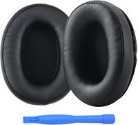 KAL-Remplacement Coussinets D'Oreille Pour Hyperx Cloud Stinger/Cloud Flight/Cloudx/Cloud Ii/Cloud Iii/Cloud Alpha/Cloud Core/Mix Casque Par -Memory Foam Et Protein Pu Coussinet Casque \U2013 Noir