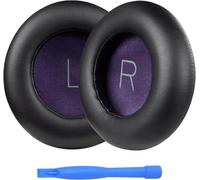 KAL-Remplacement Coussinets D'Oreille Pour Plantronics Backbeat Pro 1 Casque Protein Pu Coussinet Casque -Coussinets De Rechange -Noir