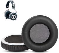 KAL-Remplacement Des Coussinets Compatible Avec Koss Hv1, Hv1A Headphones Coussinets D'Oreille En Cuir Protéiné Plus Doux/Mousse À Mémoire De Forme