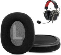 KAL-Remplacement Des Coussinets Compatible Avec Redragon H510 Zeus H710 Helios Casques Coussinets D'Oreille En Tissu Doux & Mousse Haute Densité
