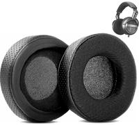 KAL-Respirant Coussinets D'Oreille De Rechange Compatibles Avec Beyerdynamic Dtx 910 Dtx910 Dtx 700 Dtx700 Dtx710 Headphones Coussinets D'Oreille En Tissu Maillé/Cuir Protéiné Perforé