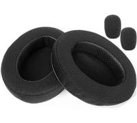 KAL-Respirant & Durable Coussinets De Rechange Compatible Avec Cooler Master Mh-51 Mh751 Mh-52 Mh752 Gaming Headsets Coussinets D'Oreille En Tissu Maillé Et Mousse À Mémoire De Forme