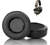 KAL-Respirant Remplacement Des Coussinets Compatible Avec Superlux Hd660 Hd330 Hd440 Hd 330 440 Headphones Coussinets D'Oreille (Cuir Protéiné Perforé/Mousse À Mémoire De Forme)