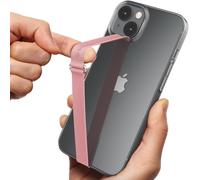 Kal-Reusable Stretching Phone Strap, Silicone Cell Phone Grip Holder With Clip For Iphone Case Secure & Slim Smart Phone Holder For Hand. Sinji Loop Clip 210, Rose