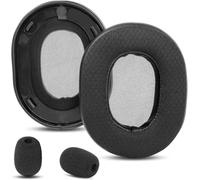 KAL-Rig 500 Pro Coussinets De Remplacement Compatibles Avec Les Casques De Jeu Filaires Plantronics Rig 500 Pro Ha/Rig 500 Pro Hx/Rig 500 Pro Hc (Tissu Respirant/Mousse De Haute Qualité)