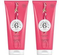 Kal-Roger&gallet - Gel Douche Bienfaisant Gingembre Rouge 200ml - Aloe Vera - Base Lavante 100% D'origine Végétale - Mousse Onctueuse (Lot De 2)