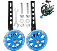 Kal-Roues Stabilisatrices Universelles Pour Enfant, Kit Stabilisateur De Vélo Réglable, Compatible Avec Vélo À Vitesse Unique De 12, 14, 16, 18, 20"", Bleu