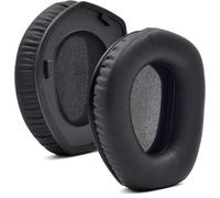 KAL-Rs165 175 185 195 Coussinets De Rechange En Mousse Compatibles Avec Casque Sans Fil Sennheiser Hdr Rs165, Rs175, Rs185, Rs195 Rf, Épaisseur Supplémentaire (Cuir Protéiné)