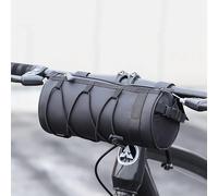 Kal-Sacoche Velo Sacoche De Guidon Vélo, Sac Trotinette Electrique Sac De Panier De Vélo Étanche Avec Bandoulière (Black)