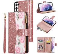 Kal-Samsung Galaxy A51 4g Premium Vintage Pu Leather Handbag Zipper Pocket Case Kickstand Card Slots With Wrist Strap