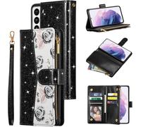 Kal-Samsung Galaxy A51 4g Premium Vintage Pu Leather Handbag Zipper Pocket Case Kickstand Card Slots With Wrist Strap