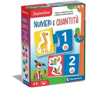 Kal-Sapientino - Numéros Et Additions, Jeu Éducatif Enfants 3-5 Ans, Puzzle Pour Reconnaître Les Chiffres Et Apprendre À Compter, Fabriqué En Italie, Langue Italienne, 16840