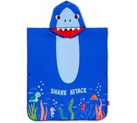 Kal-- Serviette De Plage Pour Enfants, Serviette Poncho, Peignoir En Microfibre, Compacte, Légère, Séchage Rapide, Ultra-Absorbante, Serviette À Capuche, Taille Unique