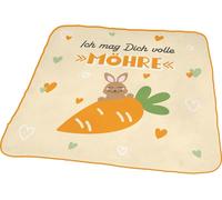 Kal-Serviette Magique Motif Carotte Serviette D'invité 30 Cm X 30 Cm En Coton Pressé Carré Cadeau De Pâques, Nid De Pâques, Décoration De Pâques 73809