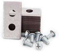 KAL-Set De Lames Tondeuse Lames De Rechange En Acier Inoxydable Renforcé Compatibles Avec Worx