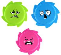 KAL-Set Di Frisbee Acquatico, 2/3/4 Pezzi, 14,5 Cm, In Silicone, Ultra Morbido, Colori Vivaci, Per Piscina, Spiaggia E Divertimento Estivo (Blu, Rosa, Verde)