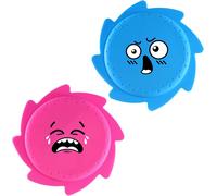 KAL-Set Di Frisbee Acquatico, 2/3/4 Pezzi, 14,5 Cm, In Silicone, Ultra Morbido, Colori Vivaci, Per Piscina, Spiaggia E Divertimento Estivo (Blu, Rosa)