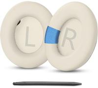 KAL-Space One Coussinets D'Oreille Compatibles Avec Soundcore By Anker Space One (S1) En Cuir Protéiné Plus Doux (Doré)