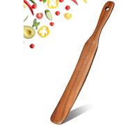 KAL-Spatule Skinny Pour Démarrage, Remuer, Atteindre Le Fond Du Verre, Fouet, 100 % Naturel À Haute Résistance À L'Humidité, Teck, Spitz Ustensiles De Cuisine En Bois Pour No