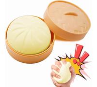KAL-Squeeze Balle Anti-Stress, Stress Relief Ball, 2 Pcs Bun Squishy, Boule Sensorielle, Ball Soulagement Stress, Jouet Décompression Douce, Jouet Souple Presser