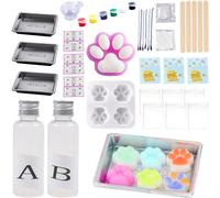 KAL-Squishy Maker - Jouet À Presser - Pat' Paw - Pour Soulager Le Stress - Mini Griffes De Chat - Kit De Bricolage - Cadeau De Fête Pour Filles Et Enfants