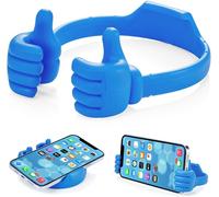 KAL-Support De Téléphone Portable Thumbs Up Lazy, Cadeaux Pour Noël Support De Téléphone Portable Universel Pour Bureau, Support De Téléphone Portable Support De Smartphone Pour Iphone Ipad (Bleu)