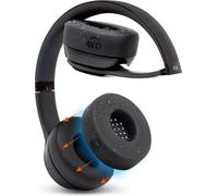 KAL-Sweatz Solo -Coussinets Anti-Transpiration Brevetés Pour Beats Solo 4, Solo 3 Et Solo 2, Fabriqués Par Wicked Cushions Résistants À La Transpiration Et Lavables En Machine Black