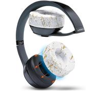 KAL-Sweatz Solo -Coussinets Anti-Transpiration Brevetés Pour Beats Solo 4, Solo 3 Et Solo 2, Fabriqués Par Wicked Cushions Résistants À La Transpiration Et Lavables En Machine Gold Marble